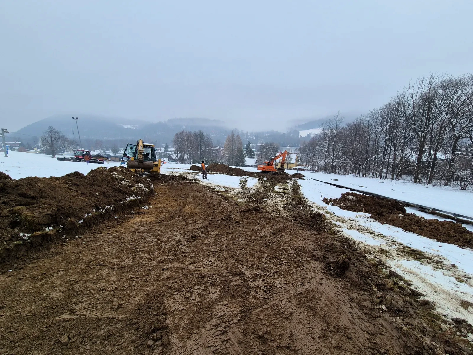 Prace na wyciągu Lisia Polana – zdjęcie 1